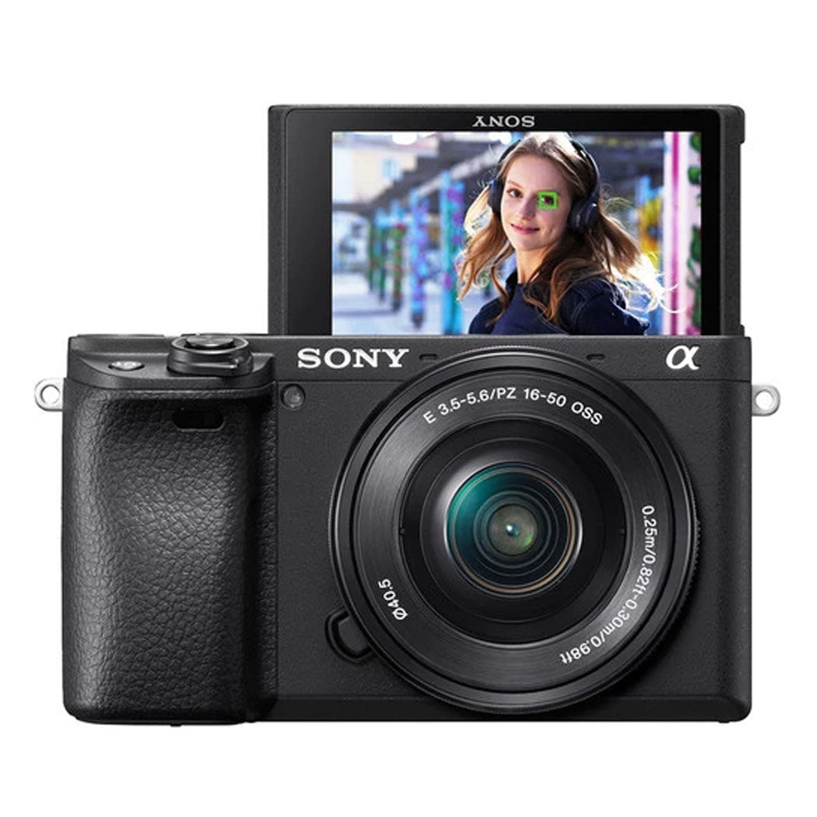 Sony Alpha a6400 Mirrorless Digital Camera with 16-50mm Lens (Black)