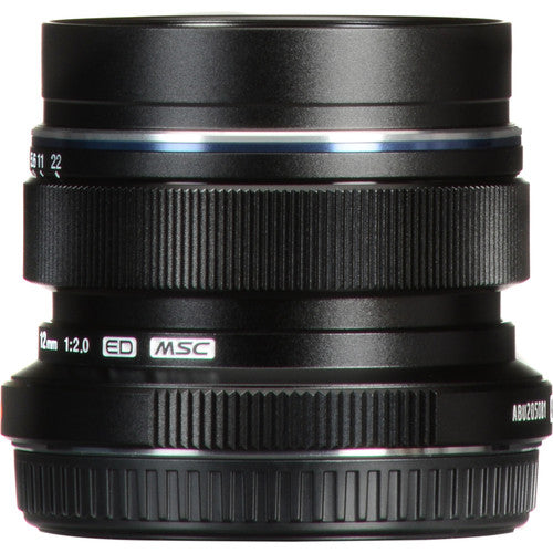 OM SYSTEM M.ZUIKO DIGITAL ED 12mm F2.0 Lens (Black)