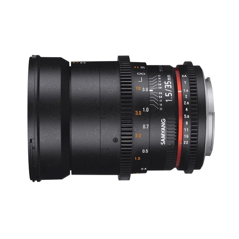 Samyang VDSLR 35mm T1.5 MK2 Cine Lens For Fuji X Mount