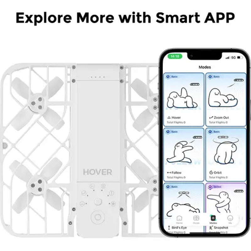 HOVERAir X1 Combo - White