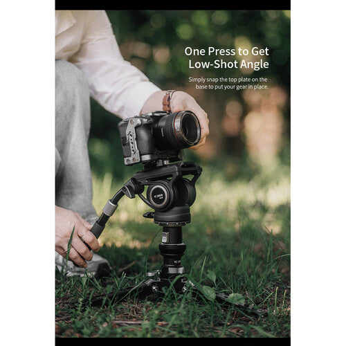 YC Onion Pineta Pro Carbon Fiber Monopod and FH60