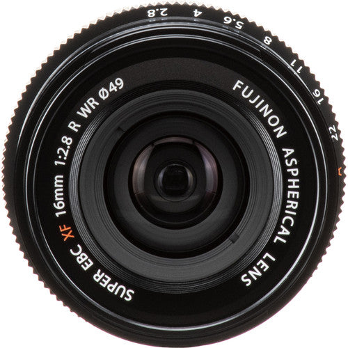 Fujifilm XF 16mm f2.8 R WR Lens (Black)