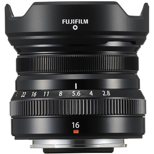 Fujifilm XF 16mm f2.8 R WR Lens (Black)