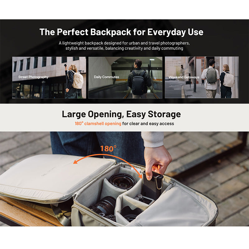 PGYTECH OneGo Lite Backpack 16L Matte Black P-CB-352