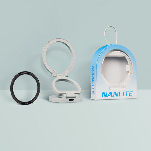 Nanlite Lumo Bi-Color LED Ring Light (Mint Blue)
