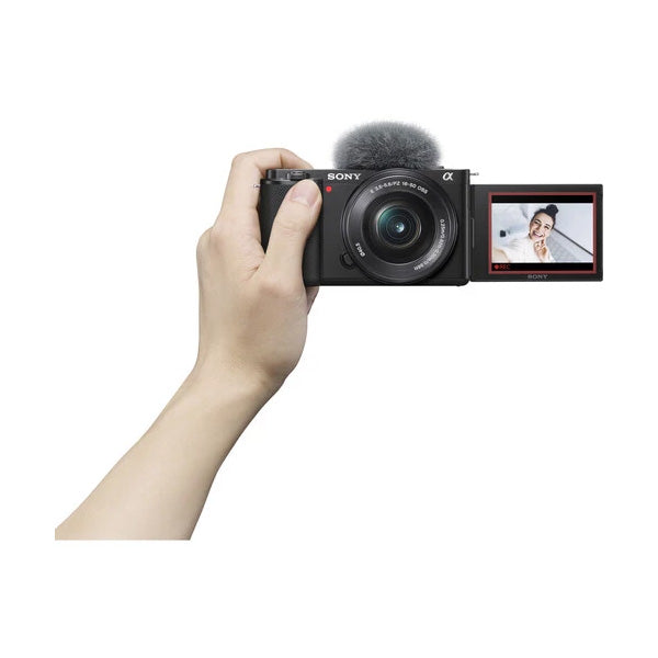 Sony ZV-E10 Mirrorless Camera with 16-50mm Lens (Black)