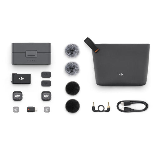 DJI Mic 3 2-Person Compact Wireless Microphone System/Recorder for Camera & Smartphone