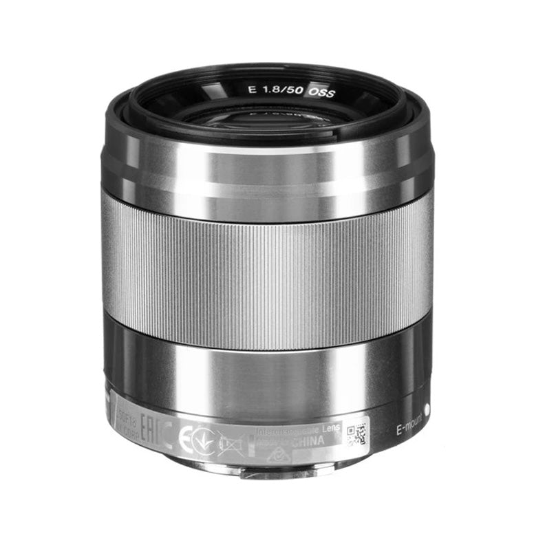 Sony E 50mm f1.8 OSS Lens (Silver)