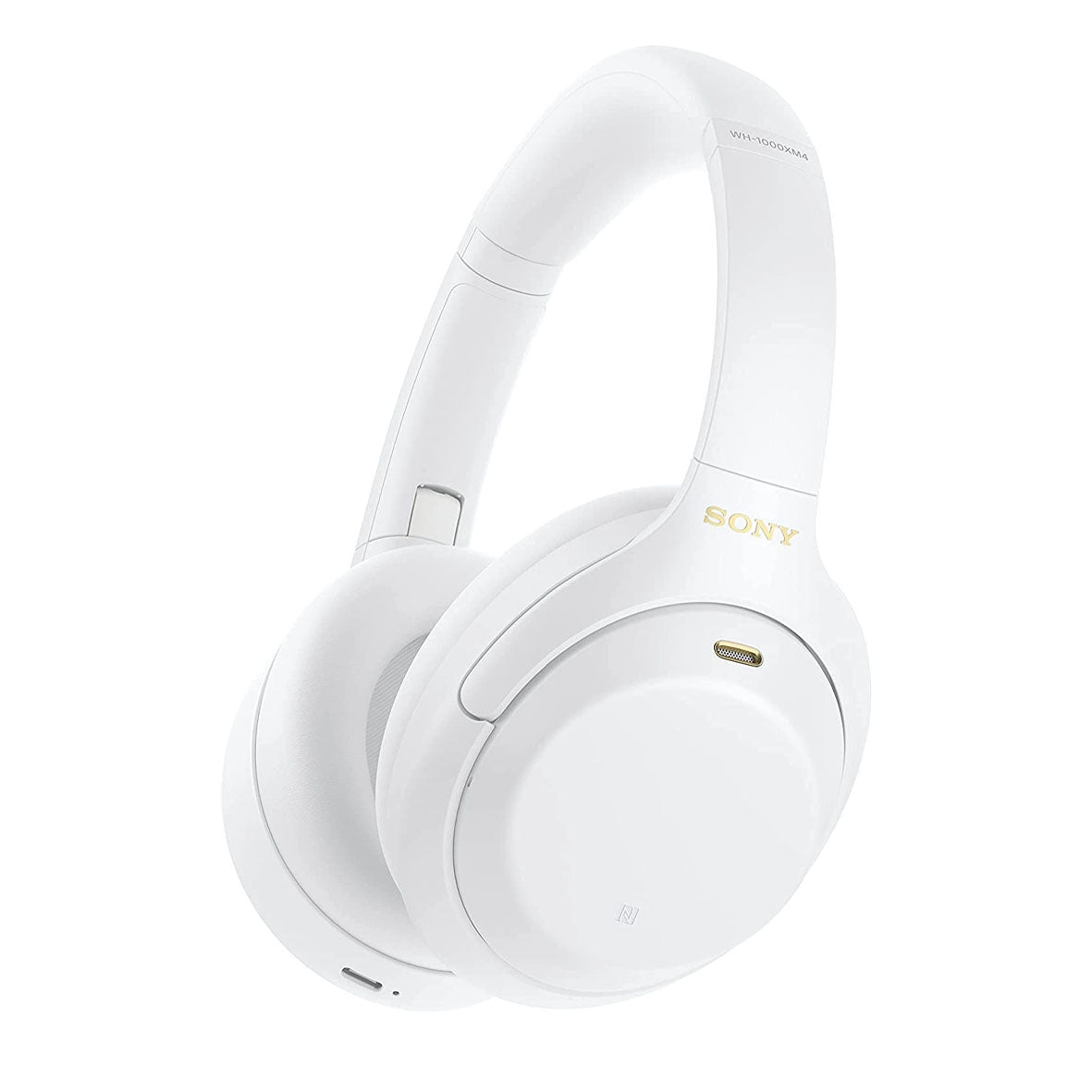 Sony WH-1000XM4 Wireless Noise-Canceling Over-Ear Headphones (White)