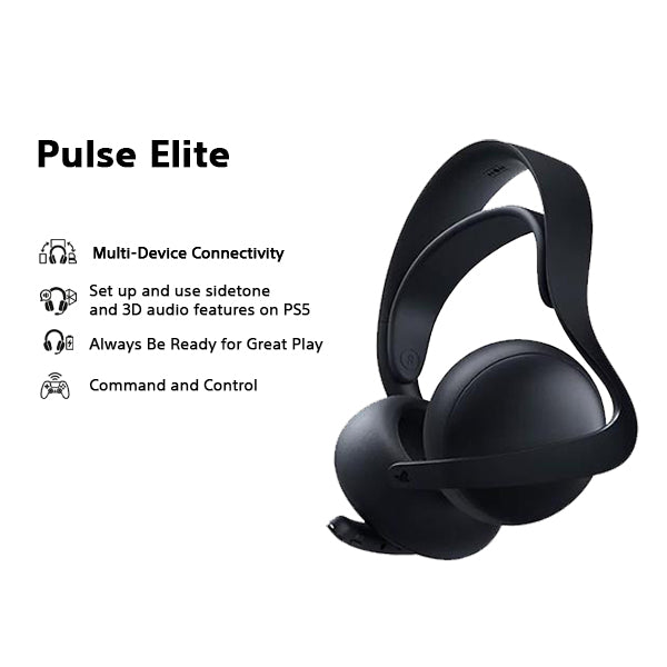 PS5 Playstation 5 Pulse Elite Wireless Headset Coal