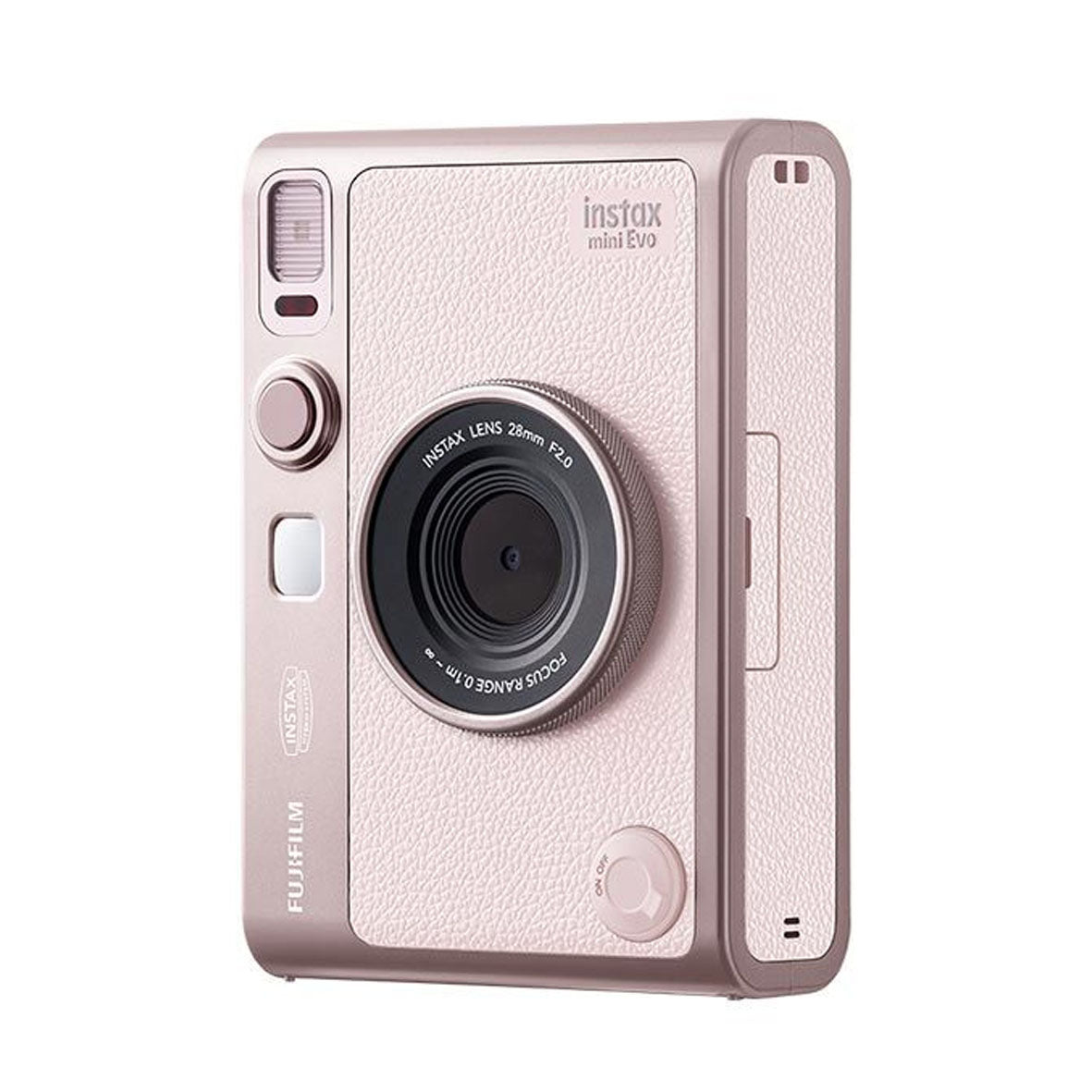 Fujifilm Instax Mini Evo Hybrid Instant Film Camera (Gentle Rose)