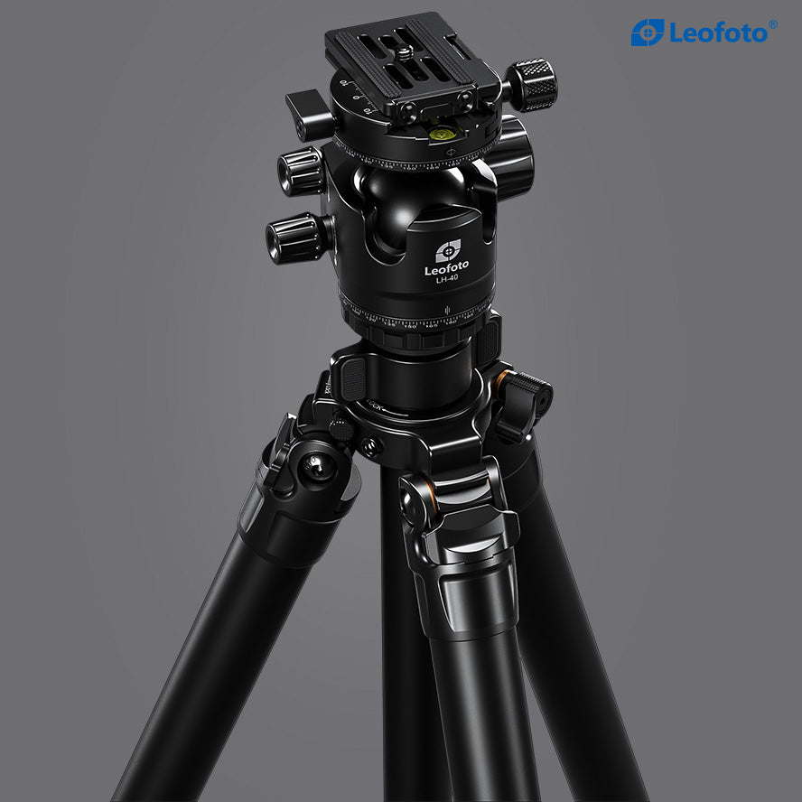 Leofoto Tripod LG-324C+LH-40R Titanium Black Lucifer