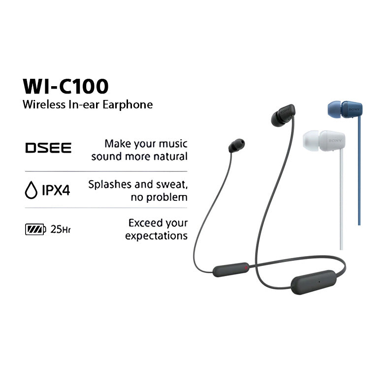 Sony WI C100 Wireless In-Ear Headphones