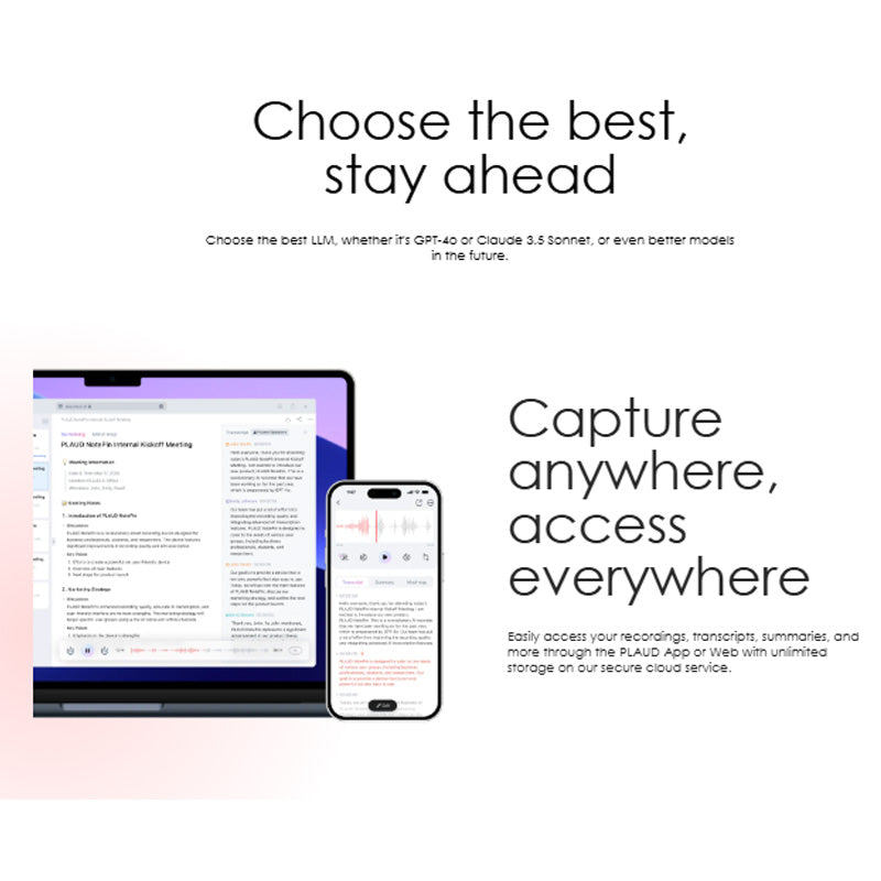 PLAUD NotePin Limited Edition Lunar Silver