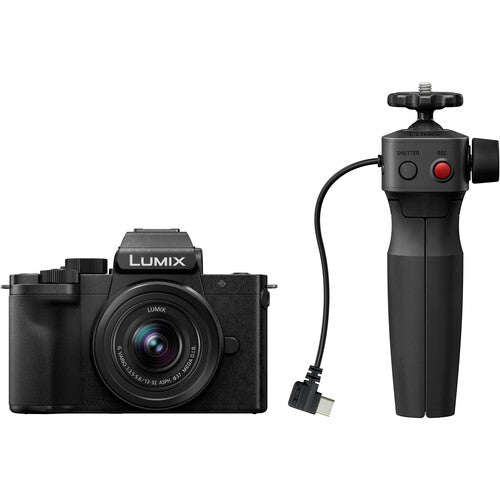 Panasonic Lumix G100DV Mirrorless Digital Camera with 12-32mm Lens and Tripod Grip Kit (New SPC)
