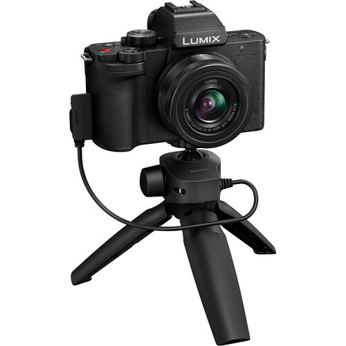 Panasonic Lumix G100DV Mirrorless Digital Camera with 12-32mm Lens and Tripod Grip Kit (New SPC)