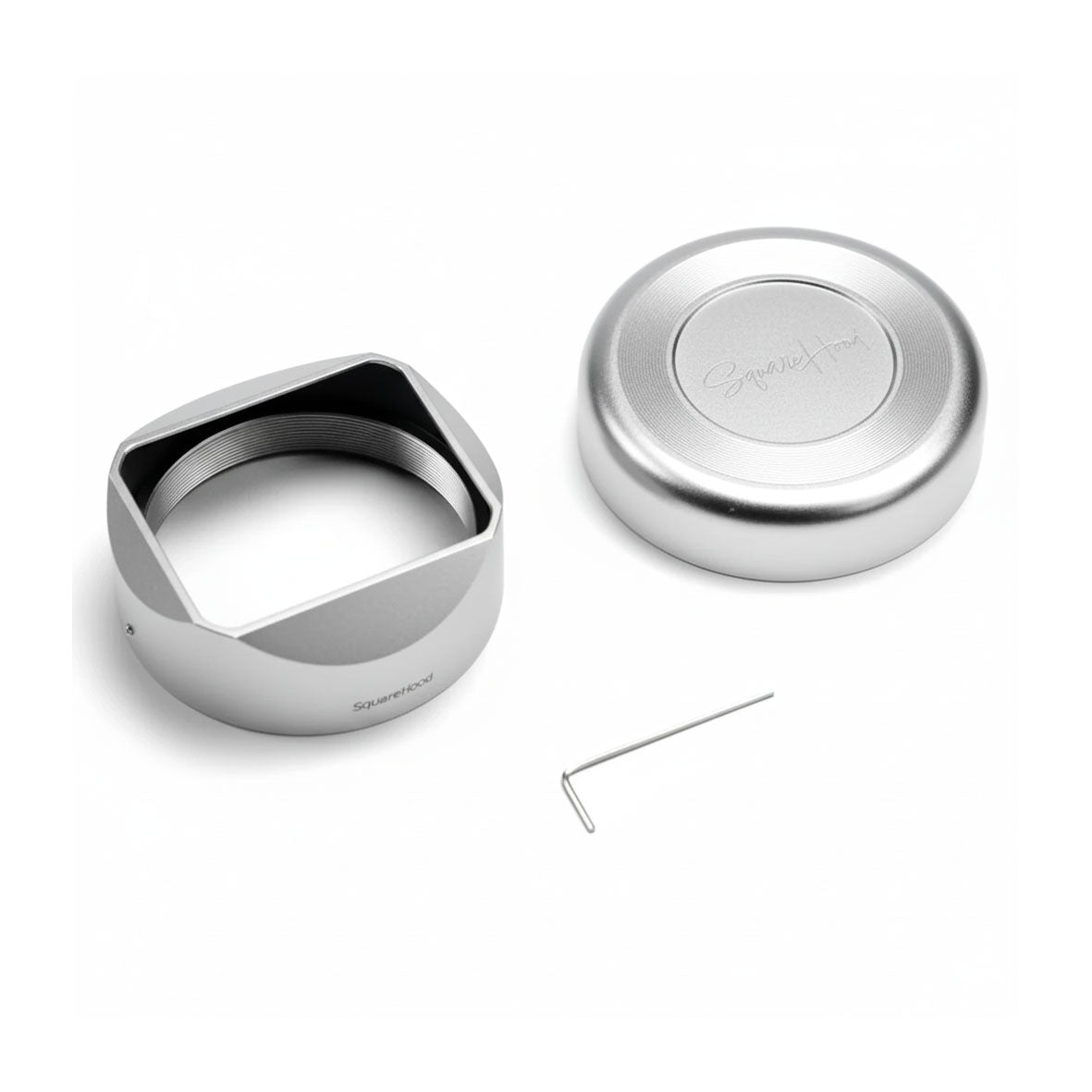 SquareHood Mk 4 for Fuji X100 Cameras (Silver)