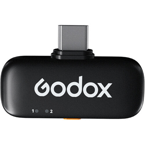Godox C01 2-Person Wireless Microphone System with USB-C Connector for Mobile Devices