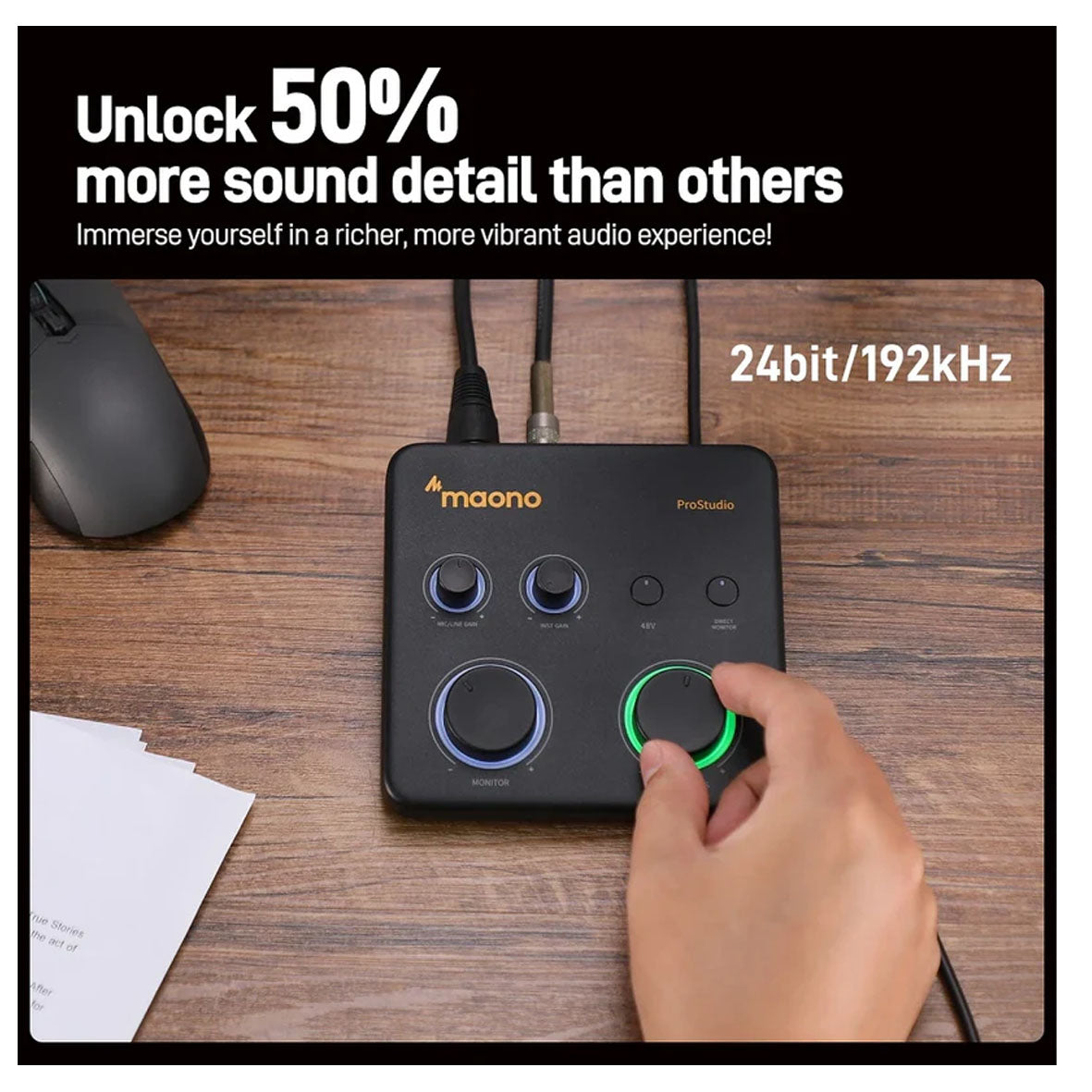 Maono PS22 Lite USB Audio Interface For PC