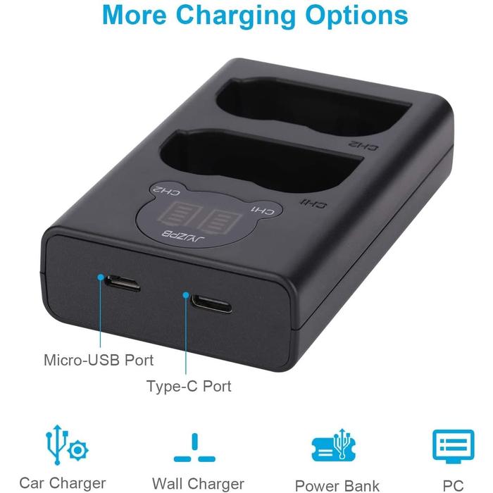 Avangarde Charger Kit EN-EL15 Battery and DL-ENEL15 Charger