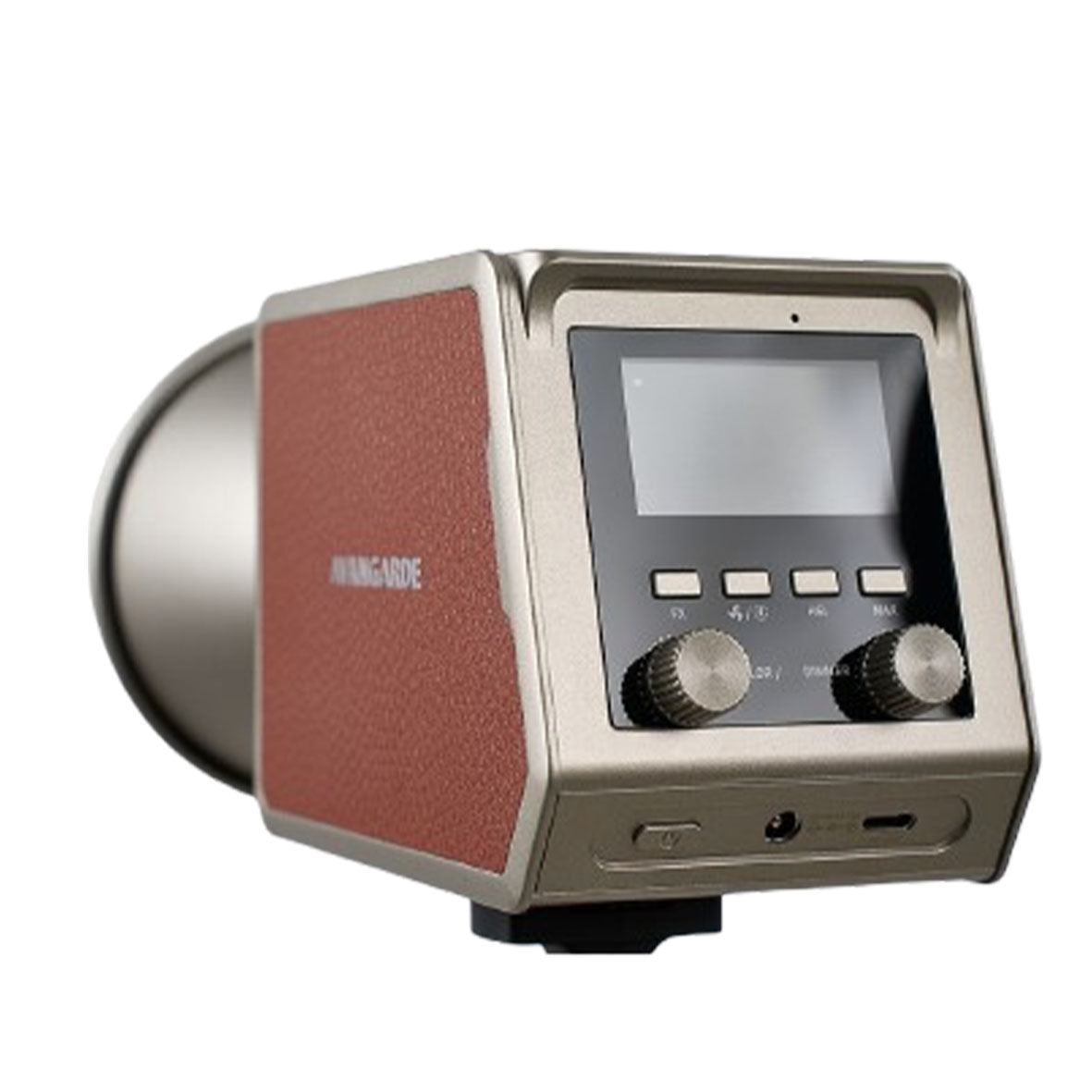 Avangarde AV-PL100 RGB Portable LED Light Kit II (Light Head, Reflector, Type C Charging Cable, Handle Grip, Silicon Diffuser, and Hard Case)