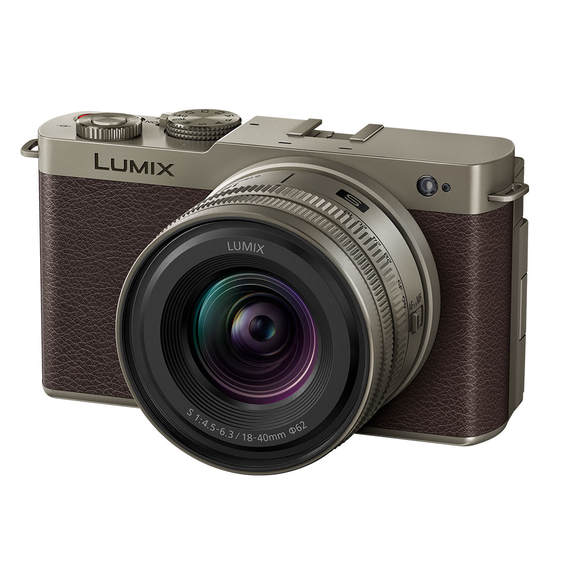 Panasonic Lumix S9 Mirrorless Camera with S 18-40mm f4.5-6.3 (Titanium Gold)