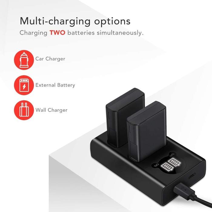 Avangarde Charger Kit EN-EL14 Battery and DL-ENEL14 Charger