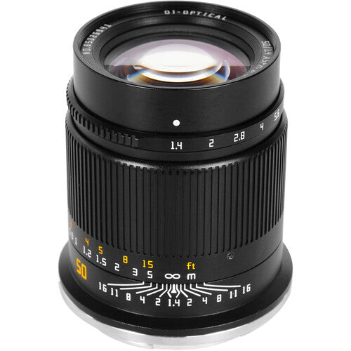 TTartisan 50mm f1.4 Nikon Z Black