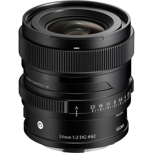 Sigma 24mm f/2 DG Contemporary Lens (L-Mount, Black)