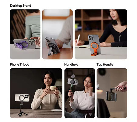 Ulanzi MA60 Silver Ultra Foldable Magnetic Phone Tripod