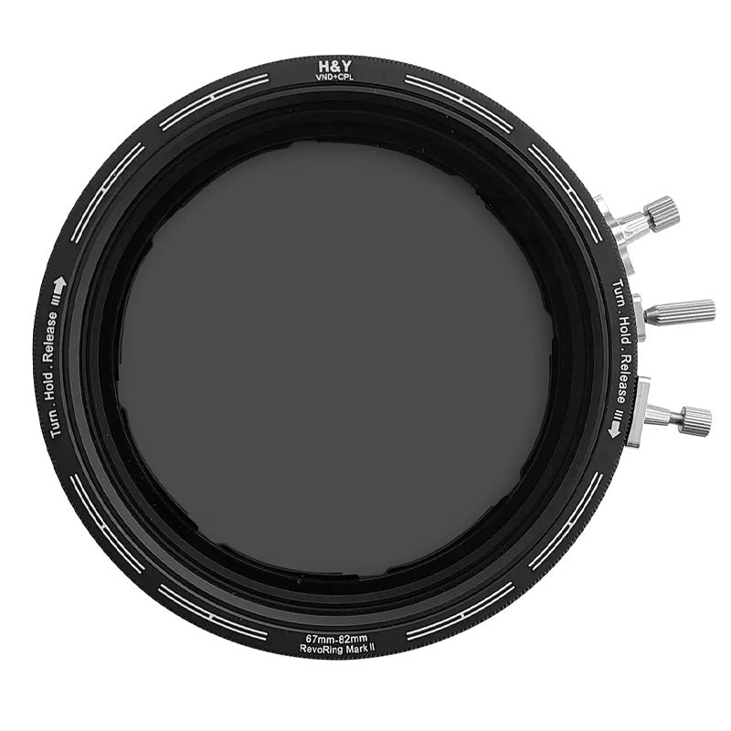 H&Y Revoring Variable Neutral Density ND3-1000 + Circular Polarizer 46-62mm Mark II RNC62-II