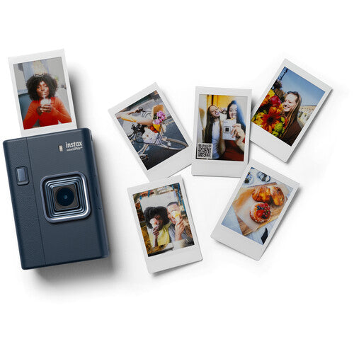 Fujifilm Instax Mini Liplay+ Hybrid Instant Camera (Midnight Blue)
