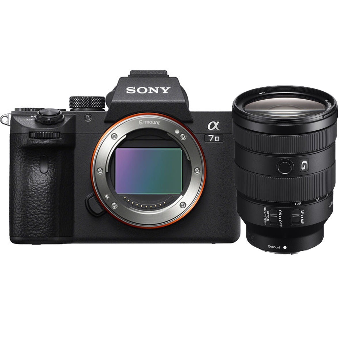 Paket Sony Alpha a7 III Mirrorless Digital Camera with Sony 24-105mm F4 Lens