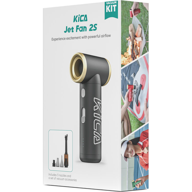 Kica JetFan 2S Turbo Fan Mini Portable Jet Fan 2S Red