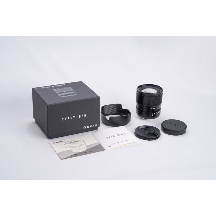 TTArtisan AF 75mm F2 for Fujifilm X - Black
