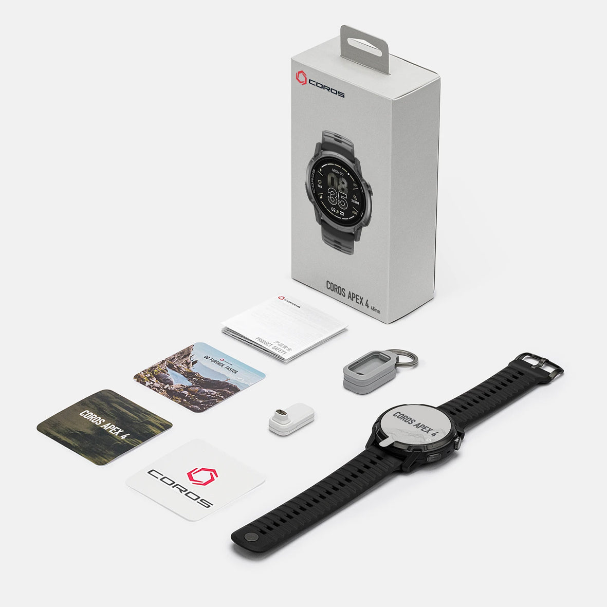 Coros Apex 4 GPS Watch - 46mm - Black