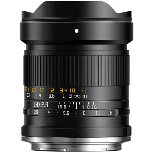 TTArtisan 14mm F2.8 ASPH for Nikon Z - Black