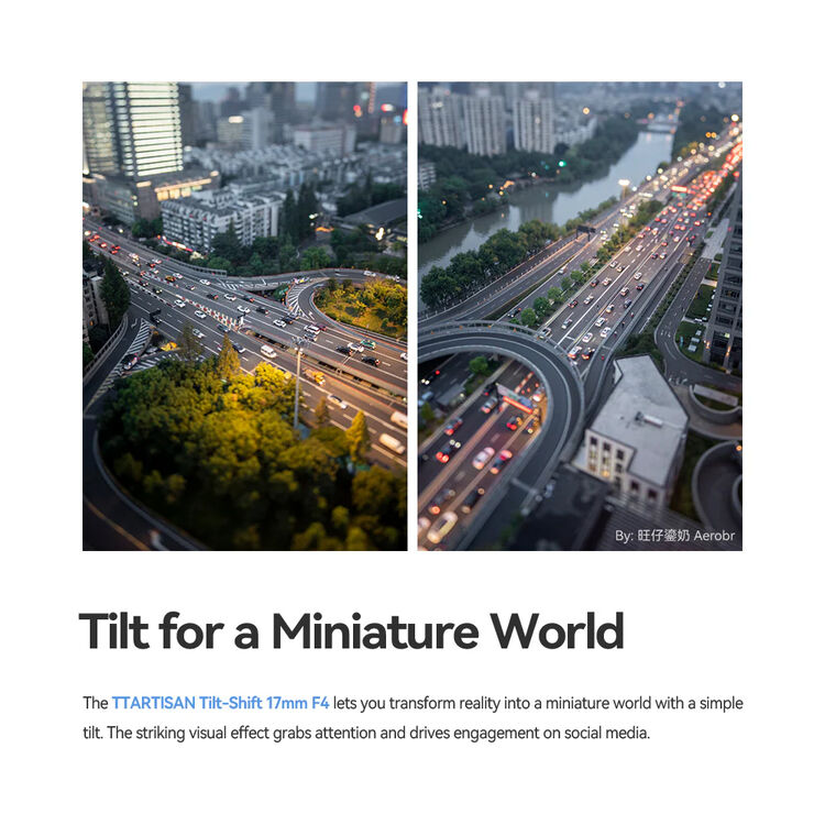 TTArtisan 17mm F4 Tilt-Shift Lens for Fujifilm GFX