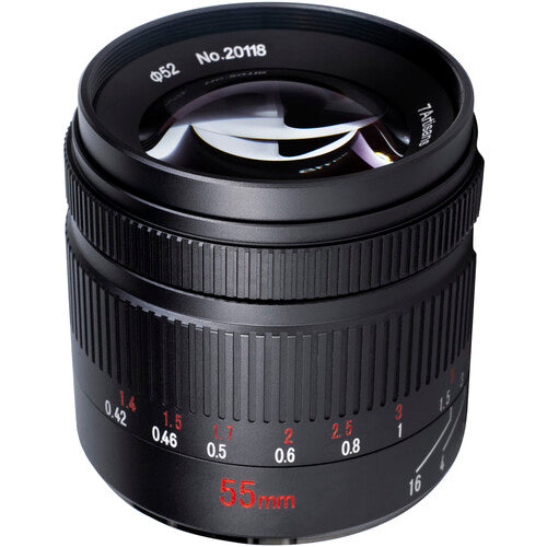 7Artisan 55mm F1.4 Mark II for Sony E Mount (Black)