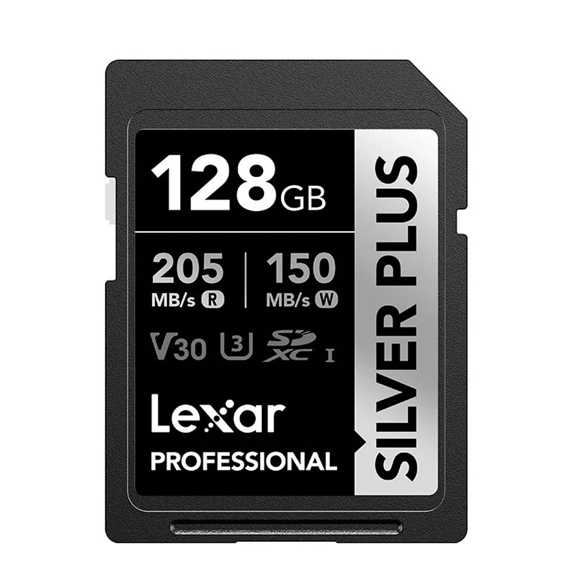 Lexar 128GB Professional SDXC SILVER PLUS UHS-I Memory Card 205MB/s BND