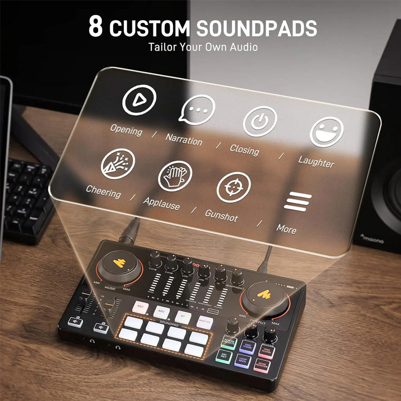 Maono E2 GEN 2 AME2 Soundcard Podcast Console