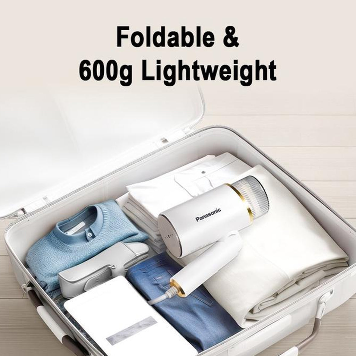 Panasonic Foldable Handy Steamer NI-GHF025WSR