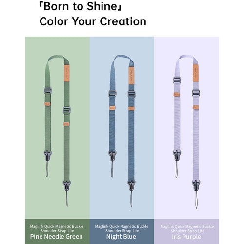 FALCAM Maglink Quick Magnetic Buckle Shoulder Strap Lite Purple 3143P