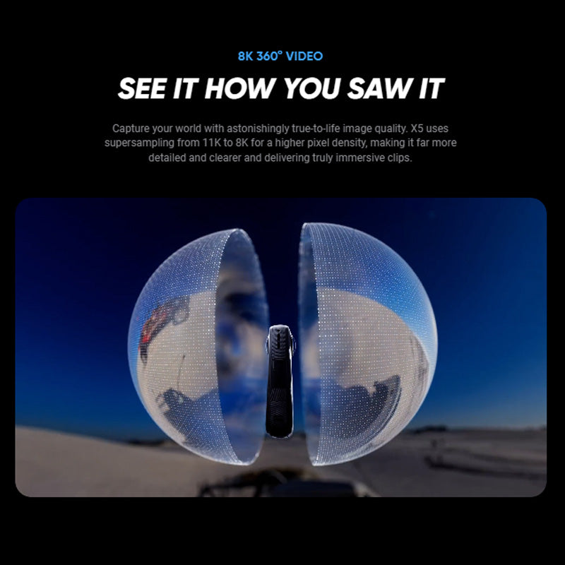 Insta360 X5 Motorcycle Bundle