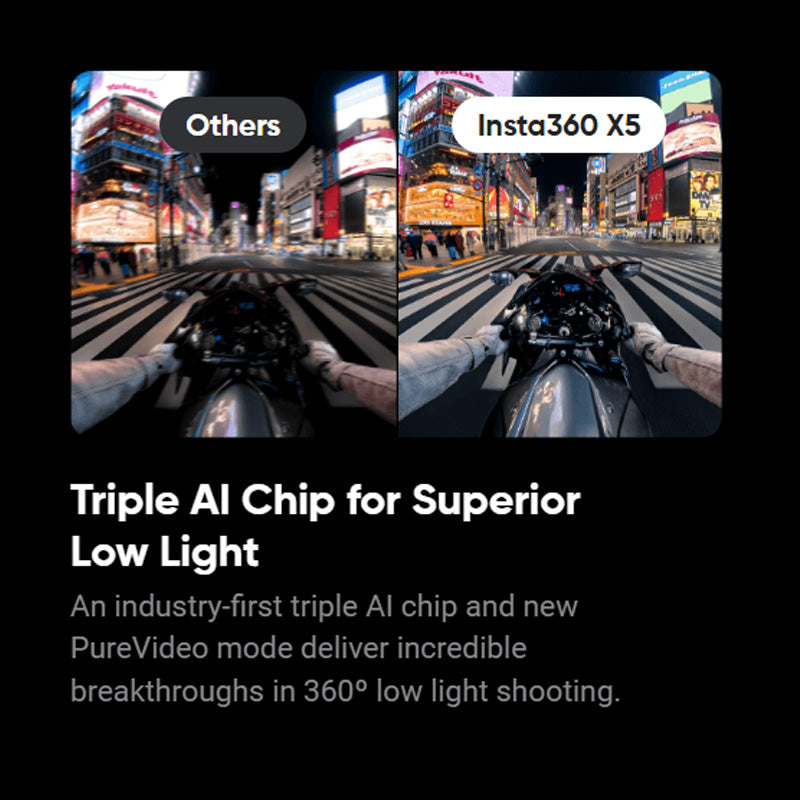 Insta360 X5 Motorcycle Bundle