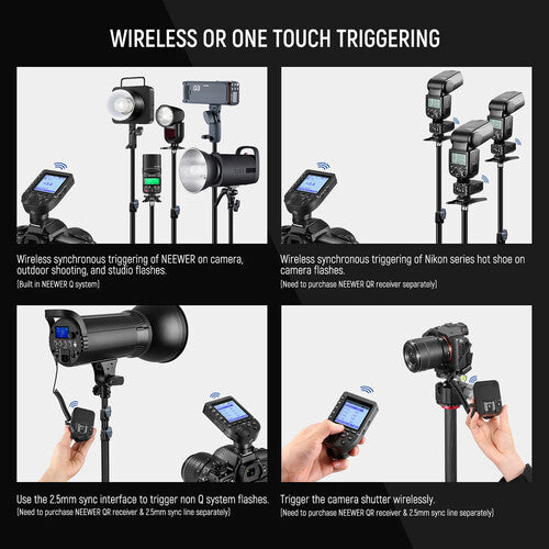 Neewer QPRO-N TTL Wireless Flash Trigger For Nikon