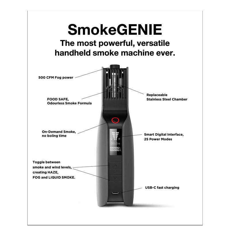 SmokeGENIE Theatrical Fog Generator (Professional Kit) - Upgraded Version