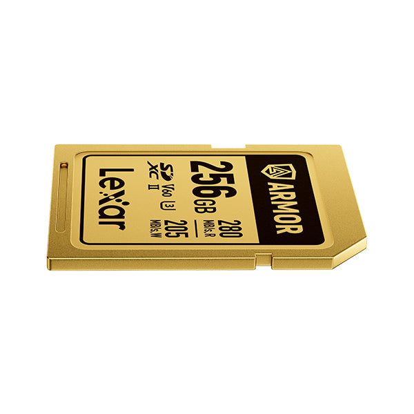 LEXAR ARMOR GOLD SDXC UHS-II 256GB W 205MB/s R 280MB/s LSDAMGL256G-RNNNG