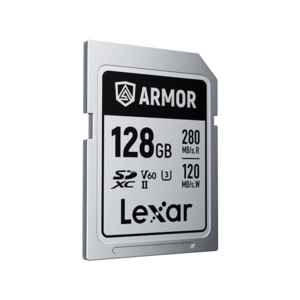 LEXAR ARMOR SILVER PRO SDXC UHS-II 128GB W 120MB/s R 280MB/s LSDAMSP128G-RNNNG