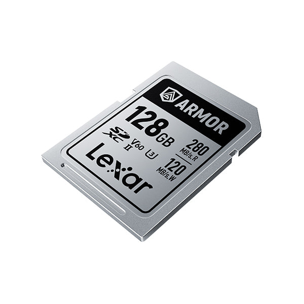 LEXAR ARMOR SILVER PRO SDXC UHS-II 128GB W 120MB/s R 280MB/s LSDAMSP128G-RNNNG